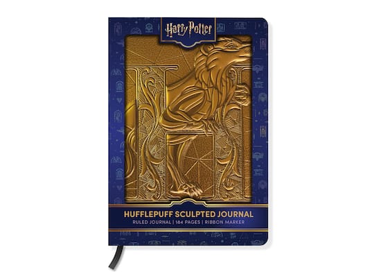 Harry Potter™ Hufflepuff Sculpted Journal | Michaels® Harry Potter™ Hufflepuff Sculpted Journal | Michaels®